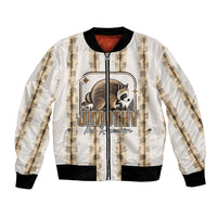 Jimothy The Raccoon Bomber Jacket Seattle Trash Panda Lover
