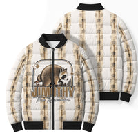 Jimothy The Raccoon Bomber Puffer Jacket Seattle Trash Panda Lover