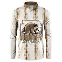Jimothy The Raccoon Button Sweatshirt Seattle Trash Panda Lover