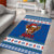 Scotland Christmas Area Rug Mooey Xmas Highland Cow LT05 - Wonder Print Shop