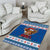 Scotland Christmas Area Rug Mooey Xmas Highland Cow LT05 - Wonder Print Shop