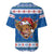 Scotland Christmas Baseball Jersey Mooey Xmas Highland Cow LT05 - Wonder Print Shop