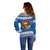 Scotland Christmas Off Shoulder Sweater Mooey Xmas Highland Cow LT05 - Wonder Print Shop