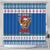 Scotland Christmas Shower Curtain Mooey Xmas Highland Cow