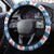 Scotland Christmas Steering Wheel Cover Mooey Xmas Highland Cow