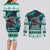 Iceland Christmas Couples Matching Long Sleeve Bodycon Dress and Long Sleeve Button Shirt Icelandic Folklore Evil Mother Gryla LT05 - Wonder Print Shop