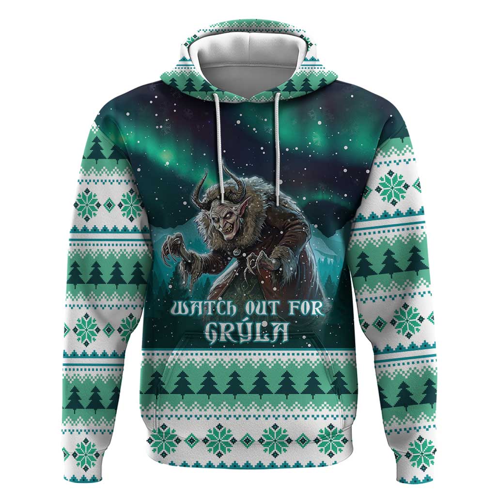 Iceland Christmas Hoodie Icelandic Folklore Evil Mother Gryla LT05 - Wonder Print Shop