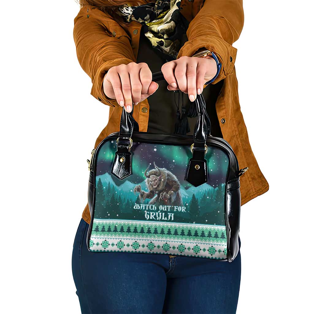 Iceland Christmas Shoulder Handbag Icelandic Folklore Evil Mother Gryla