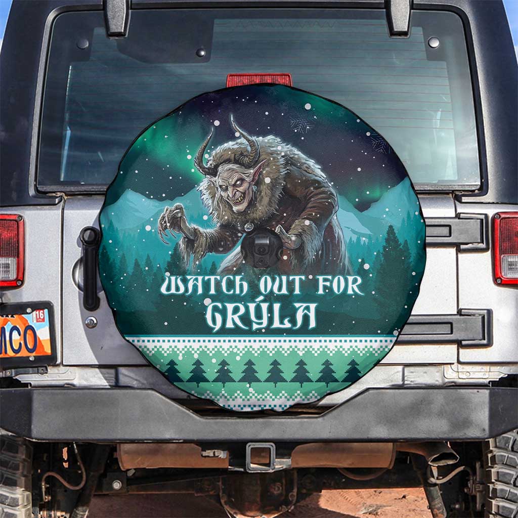 Iceland Christmas Spare Tire Cover Icelandic Folklore Evil Mother Gryla