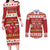 Poland Christmas Couples Matching Long Sleeve Bodycon Dress and Long Sleeve Button Shirt All I Want For Xmas Is Kielbasa LT05 - Wonder Print Shop