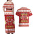 Poland Christmas Couples Matching Off Shoulder Maxi Dress and Hawaiian Shirt All I Want For Xmas Is Kielbasa LT05 - Wonder Print Shop