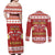 Poland Christmas Couples Matching Off Shoulder Maxi Dress and Long Sleeve Button Shirt All I Want For Xmas Is Kielbasa LT05 - Wonder Print Shop