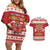 Poland Christmas Couples Matching Off Shoulder Short Dress and Hawaiian Shirt All I Want For Xmas Is Kielbasa LT05 - Wonder Print Shop