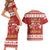 Poland Christmas Couples Matching Short Sleeve Bodycon Dress and Hawaiian Shirt All I Want For Xmas Is Kielbasa LT05 - Wonder Print Shop