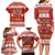 Poland Christmas Family Matching Long Sleeve Bodycon Dress and Hawaiian Shirt All I Want For Xmas Is Kielbasa LT05 - Wonder Print Shop