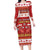 Poland Christmas Family Matching Long Sleeve Bodycon Dress and Hawaiian Shirt All I Want For Xmas Is Kielbasa LT05 - Wonder Print Shop