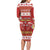 Poland Christmas Family Matching Long Sleeve Bodycon Dress and Hawaiian Shirt All I Want For Xmas Is Kielbasa LT05 - Wonder Print Shop