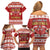 Poland Christmas Family Matching Off Shoulder Short Dress and Hawaiian Shirt All I Want For Xmas Is Kielbasa LT05 - Wonder Print Shop