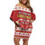 Poland Christmas Family Matching Off Shoulder Short Dress and Hawaiian Shirt All I Want For Xmas Is Kielbasa LT05 - Wonder Print Shop