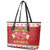 Poland Christmas Leather Tote Bag All I Want For Xmas Is Kielbasa LT05 - Wonder Print Shop