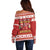 Poland Christmas Off Shoulder Sweater All I Want For Xmas Is Kielbasa LT05 - Wonder Print Shop