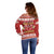 Poland Christmas Off Shoulder Sweater All I Want For Xmas Is Kielbasa LT05 - Wonder Print Shop