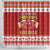 Poland Christmas Shower Curtain All I Want For Xmas Is Kielbasa