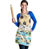 Indian Legendary Motorcycle Apron Tropical Style - Wonder Print Shop