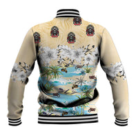 Indian Legendary Motorcycle Baseball Jacket Tropical Style - Wonder Print Shop