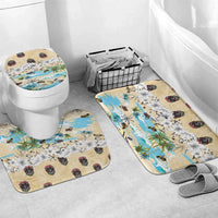 Indian Legendary Motorcycle Bathroom Set Tropical Style - Wonder Print Shop