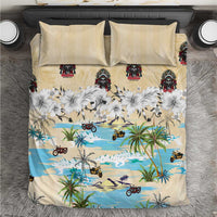 Indian Legendary Motorcycle Bedding Set Tropical Style - Wonder Print Shop