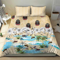 Indian Legendary Motorcycle Bedding Set Tropical Style - Wonder Print Shop