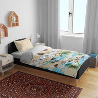 Indian Legendary Motorcycle Bedding Set Tropical Style - Wonder Print Shop