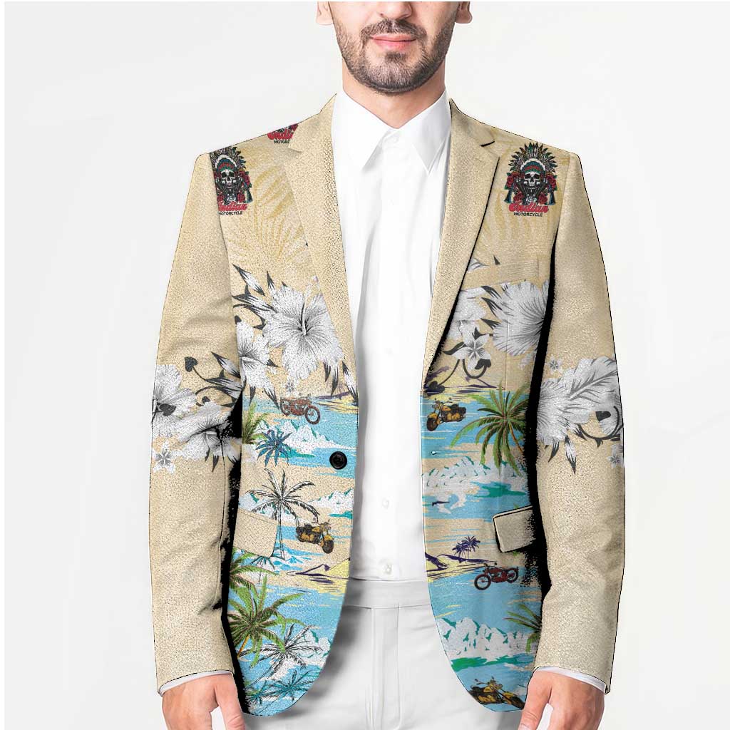 Indian Legendary Motorcycle Blazer Tropical Style - Wonder Print Shop