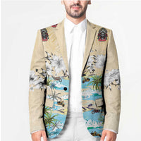 Indian Legendary Motorcycle Blazer Tropical Style - Wonder Print Shop