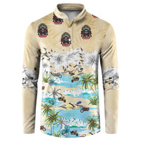 Indian Legendary Motorcycle Button Sweatshirt Tropical Style - Wonder Print Shop