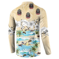 Indian Legendary Motorcycle Button Sweatshirt Tropical Style - Wonder Print Shop