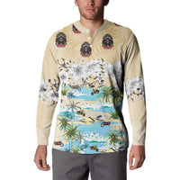 Indian Legendary Motorcycle Button Sweatshirt Tropical Style - Wonder Print Shop