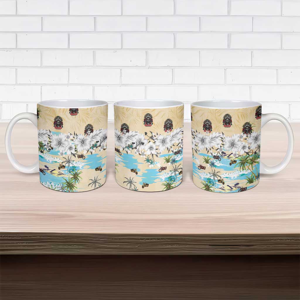 Indian Legendary Motorcycle Ceramic Mug Tropical Style - Wonder Print Shop
