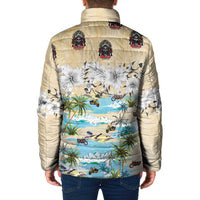Indian Legendary Motorcycle Padded Jacket Tropical Style - Wonder Print Shop