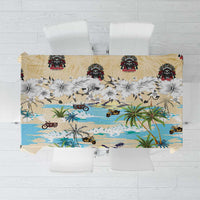 Indian Legendary Motorcycle Tablecloth Tropical Style - Wonder Print Shop