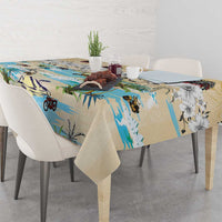 Indian Legendary Motorcycle Tablecloth Tropical Style - Wonder Print Shop