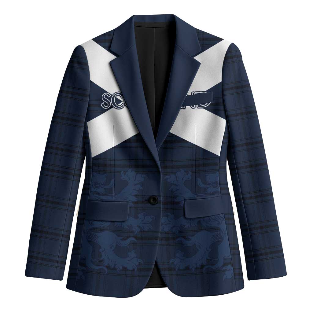 Custom Scotland Tartan Football Blazer Flag Style - Wonder Print Shop