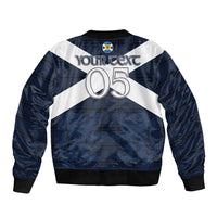 Custom Scotland Tartan Football Bomber Jacket Flag Style - Wonder Print Shop