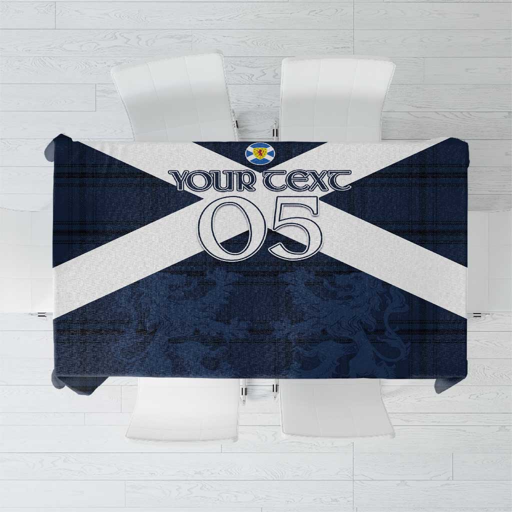 Custom Scotland Tartan Football Tablecloth Flag Style - Wonder Print Shop
