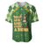 Happy St Patrick's Day Baseball Jersey Leprechaun With Beer