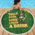 Happy St Patrick's Day Beach Blanket Leprechaun With Beer