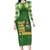 Happy St Patrick's Day Family Matching Long Sleeve Bodycon Dress and Hawaiian Shirt Leprechaun With Beer