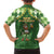 Happy St Patrick's Day Family Matching Puletasi and Hawaiian Shirt Leprechaun With Beer