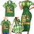 Happy St Patrick's Day Family Matching Short Sleeve Bodycon Dress and Hawaiian Shirt Leprechaun With Beer